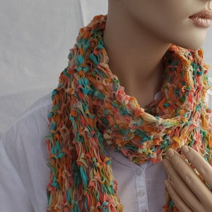 Summer Scarf Cotton Colorful image 2