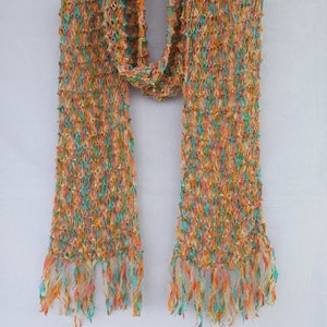 Summer Scarf Cotton Colorful image 1