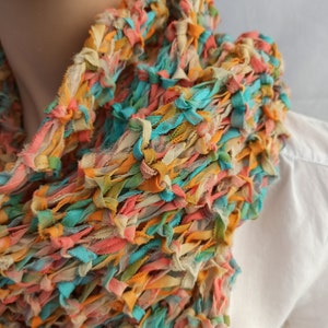 Summer Scarf Cotton Colorful image 7
