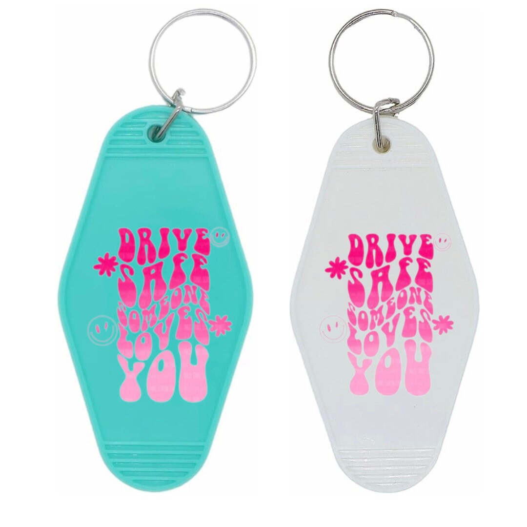 Retro Motel Keychain, Motel Keychain, Cute Retro Style Travel Road Trip ...