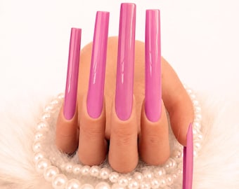 Extra Long Nails 2XL 3XL  5XL 10XL , Orchid Nails, Salon Quality Nails, Trending Nails