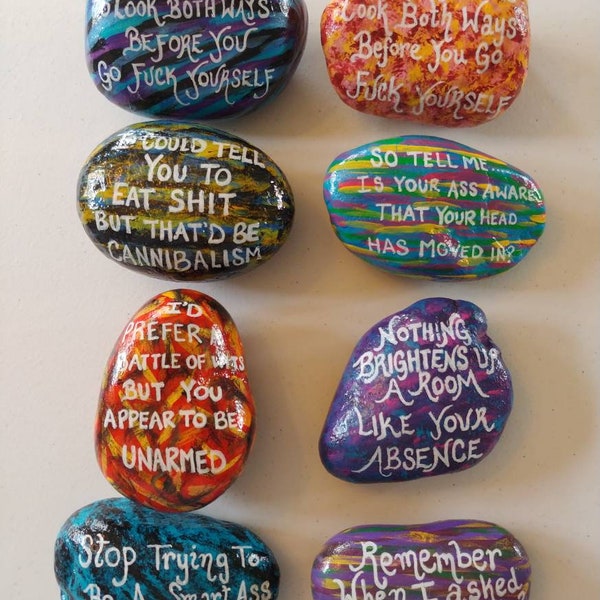 Rocks Painted - Etsy