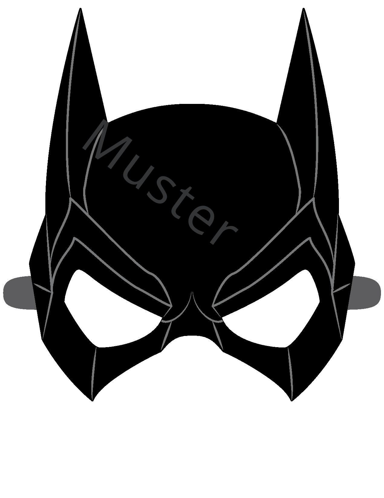 Bat Girl Mask Costume Halloween Fairing DIY Etsy