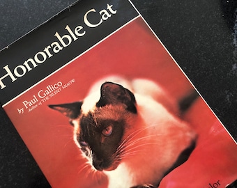 Paul Gallico "The Honorable Cat", Colored Photographs - Book for Cat Lovers! - First Edition 1972