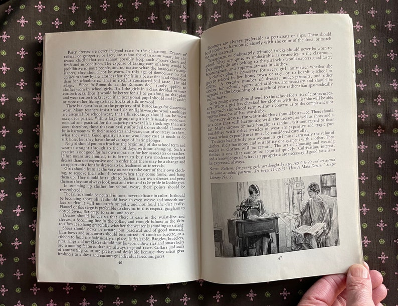 1930s Vintage Singer Sewing Library No. 3 / How to Make Etsy