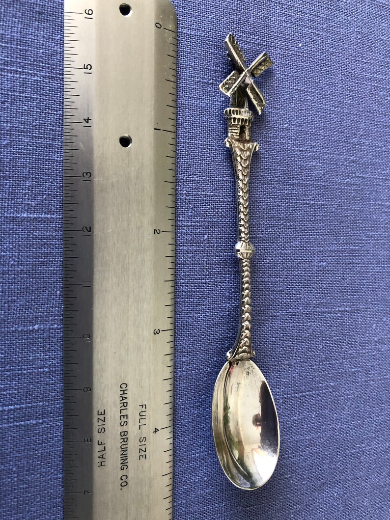 Collectible Silver Spoon DUTCH WINDMILL SPOON / Souvenir Etsy