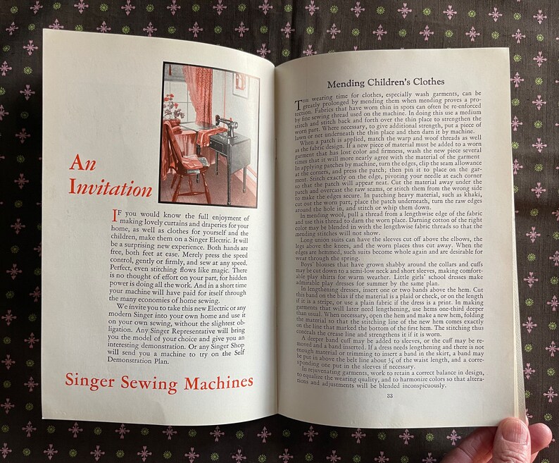 1930s Vintage Singer Sewing Library No. 3 / How to Make Etsy