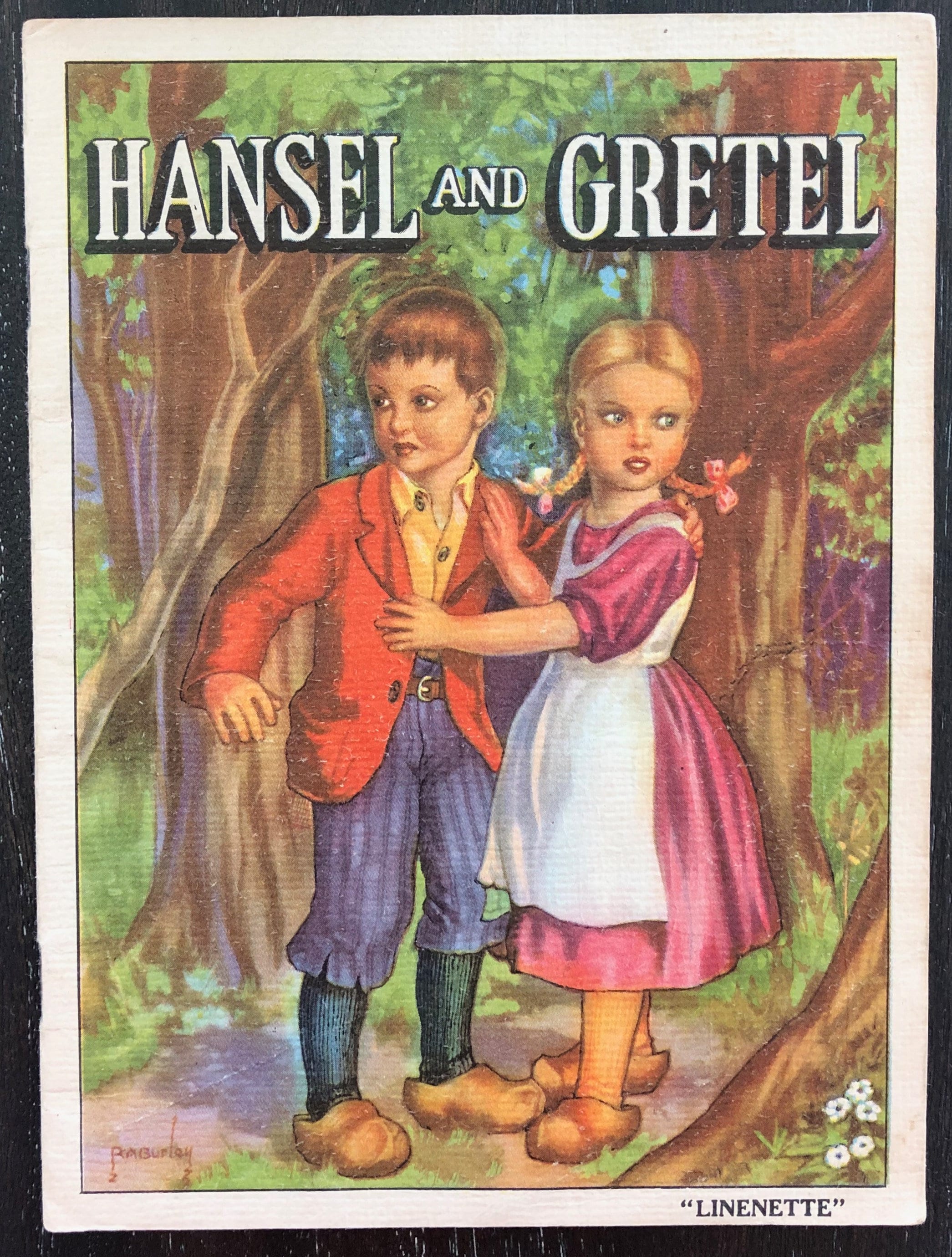 Hansel, Gretel and the witch, from Hansel and Gretel published by Blackie  and Son Limited, c.1940