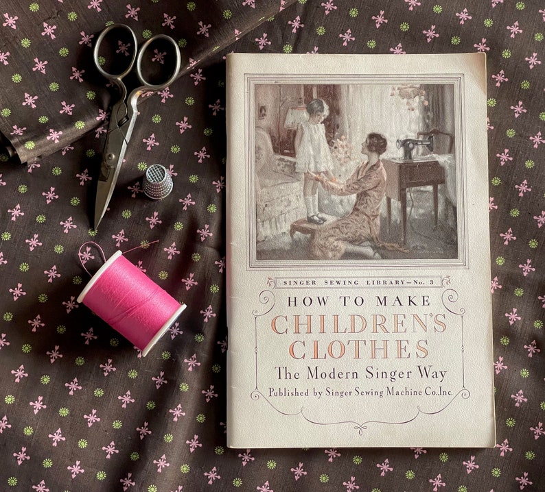 1930s Vintage Singer Sewing Library No. 3 / How to Make Etsy