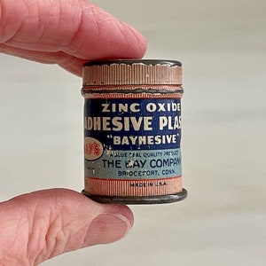 Vintage Bay's Zinc Oxide Plaster Tin: Bayhesive Medical Display Prop