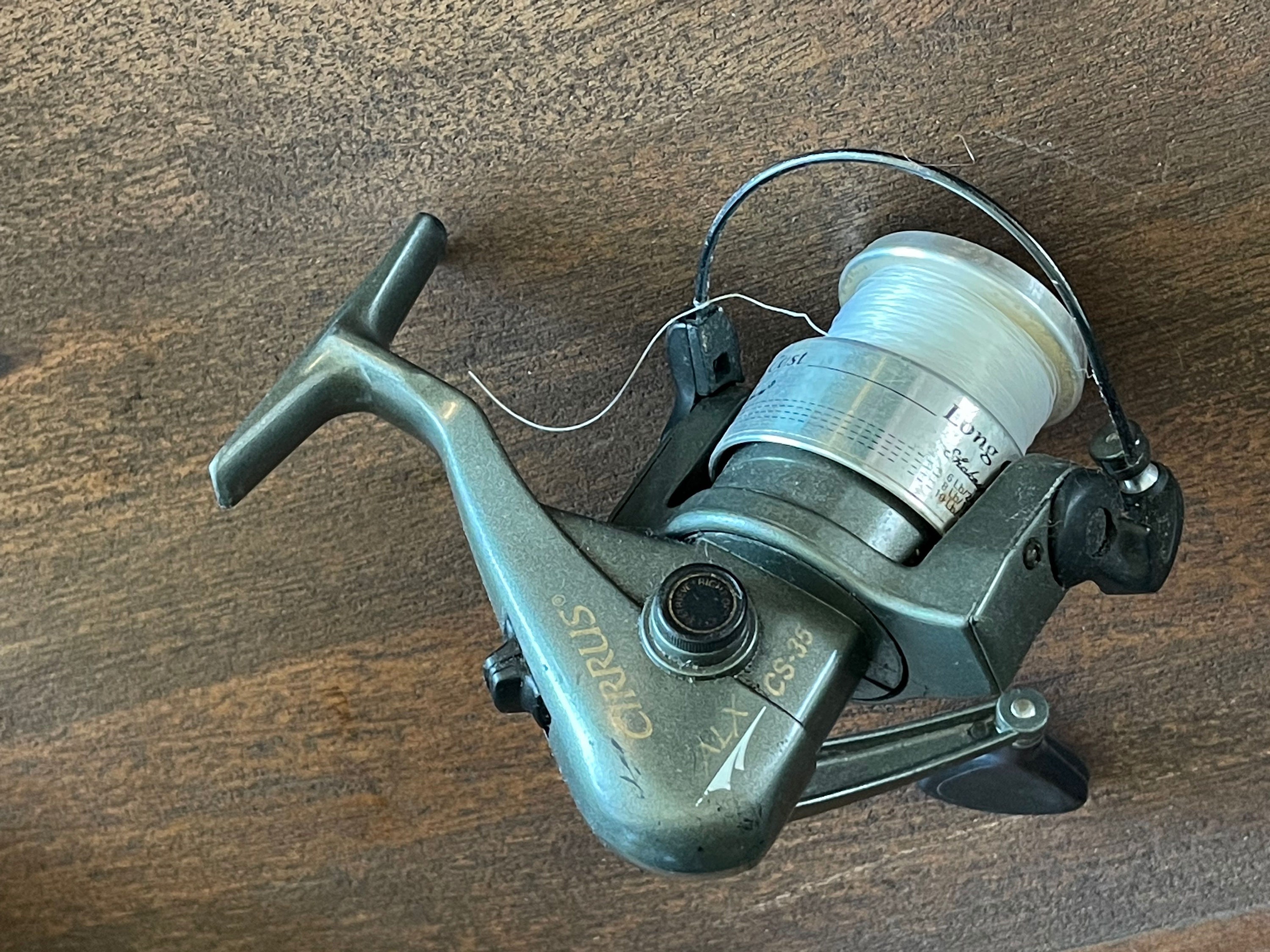 Shakespeare Cirrus ALX Long Cast Spinning Reel Circa 1970/80s, Pre-Owned in  Very Good Working Condition See Description -  Polska