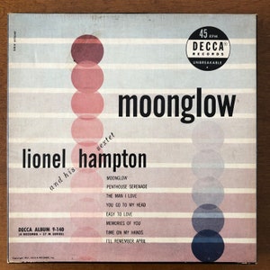 Lionel Hampton Moonglow 45 RPM Vinyl Record Set - 1951 Decca Album