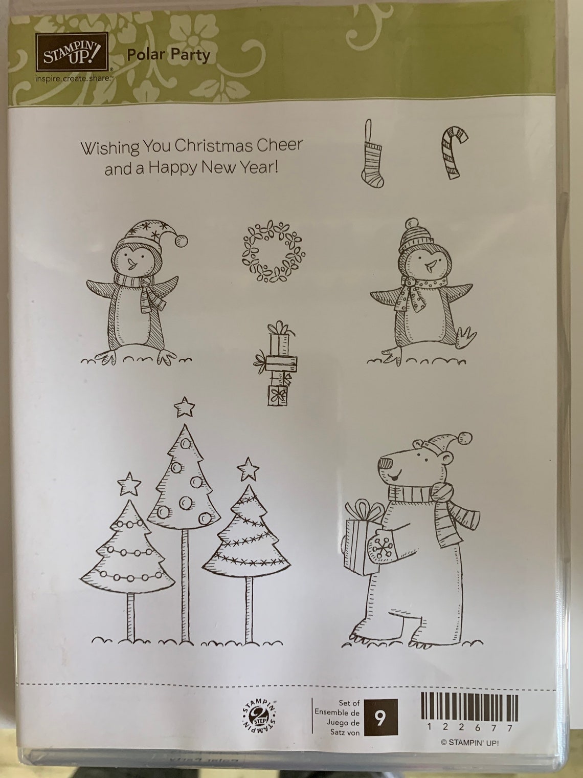 A Variety of Retired Stampin Up Christmas Stamps Etsy