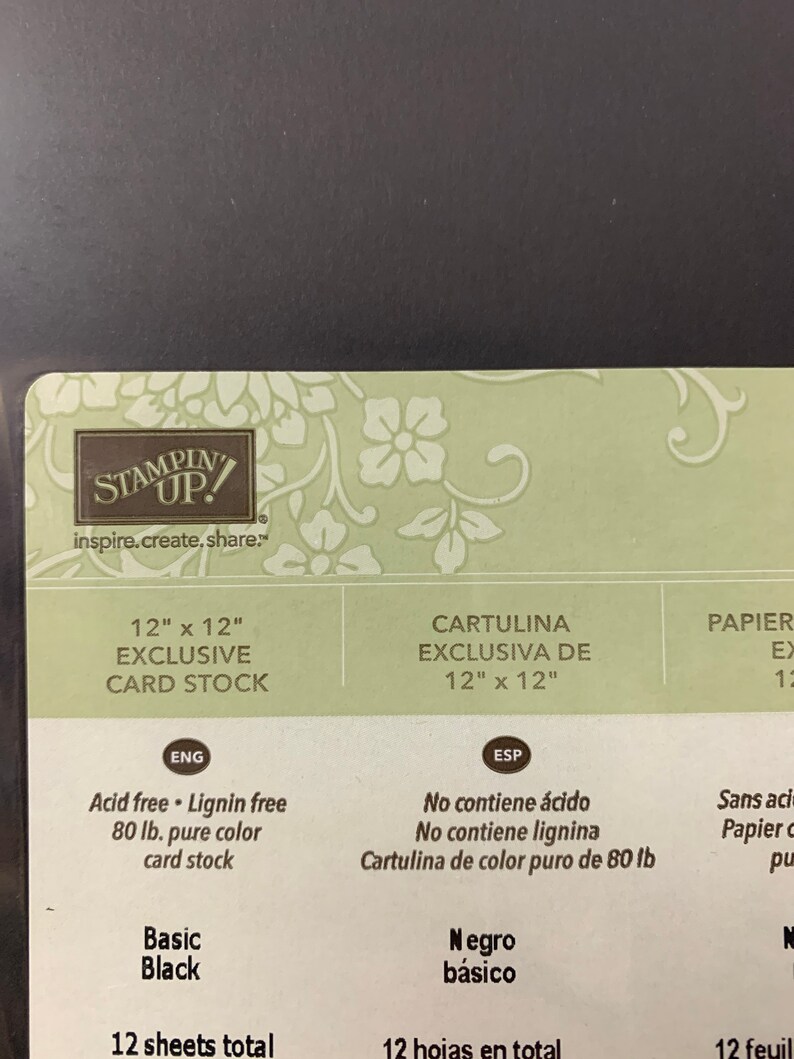 Stampin up Cardstock Etsy