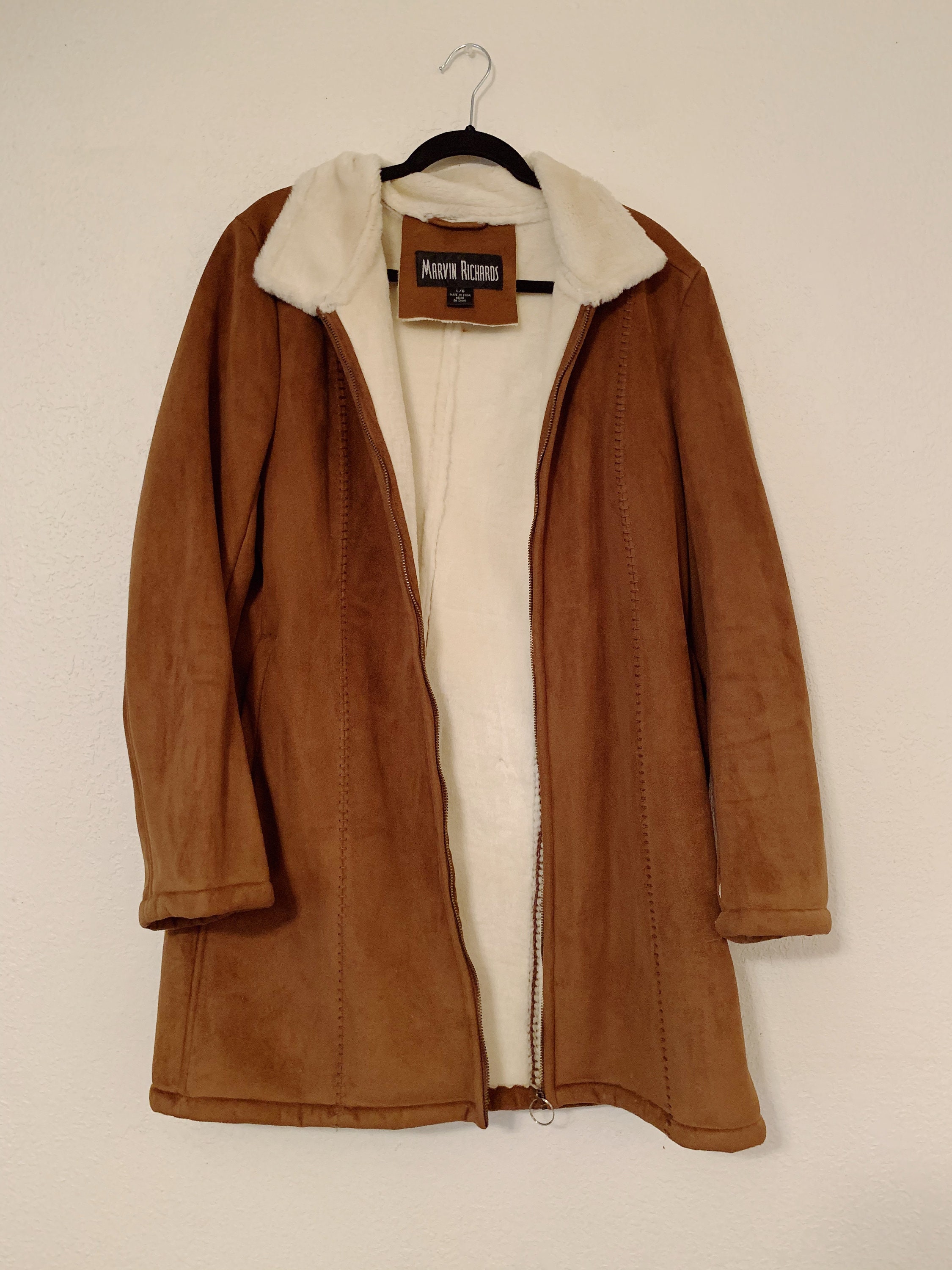 rixo suede coat