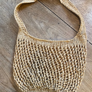 Knit Market Bag PATTERN ONLY