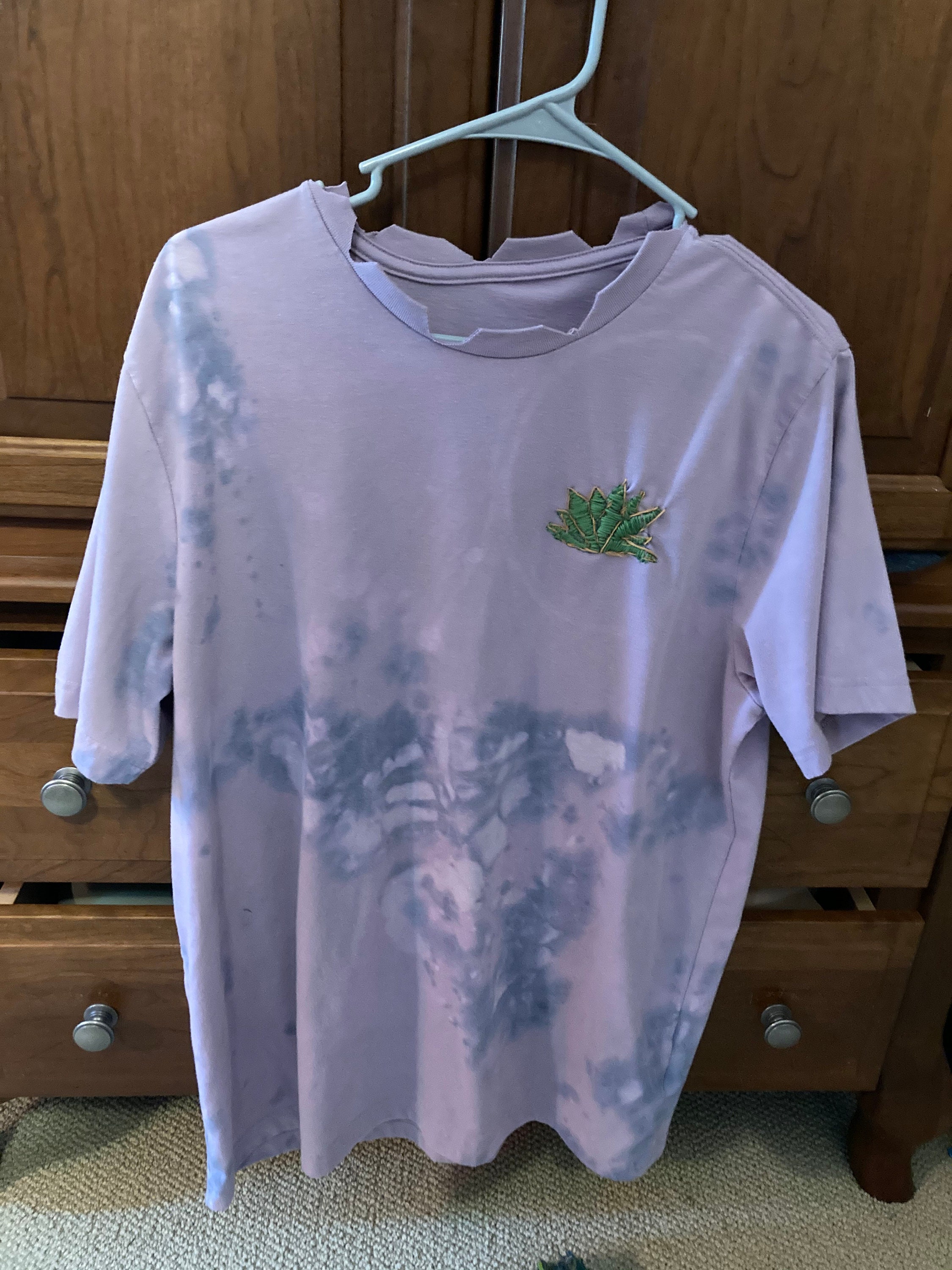lotus flower tie dye shirt