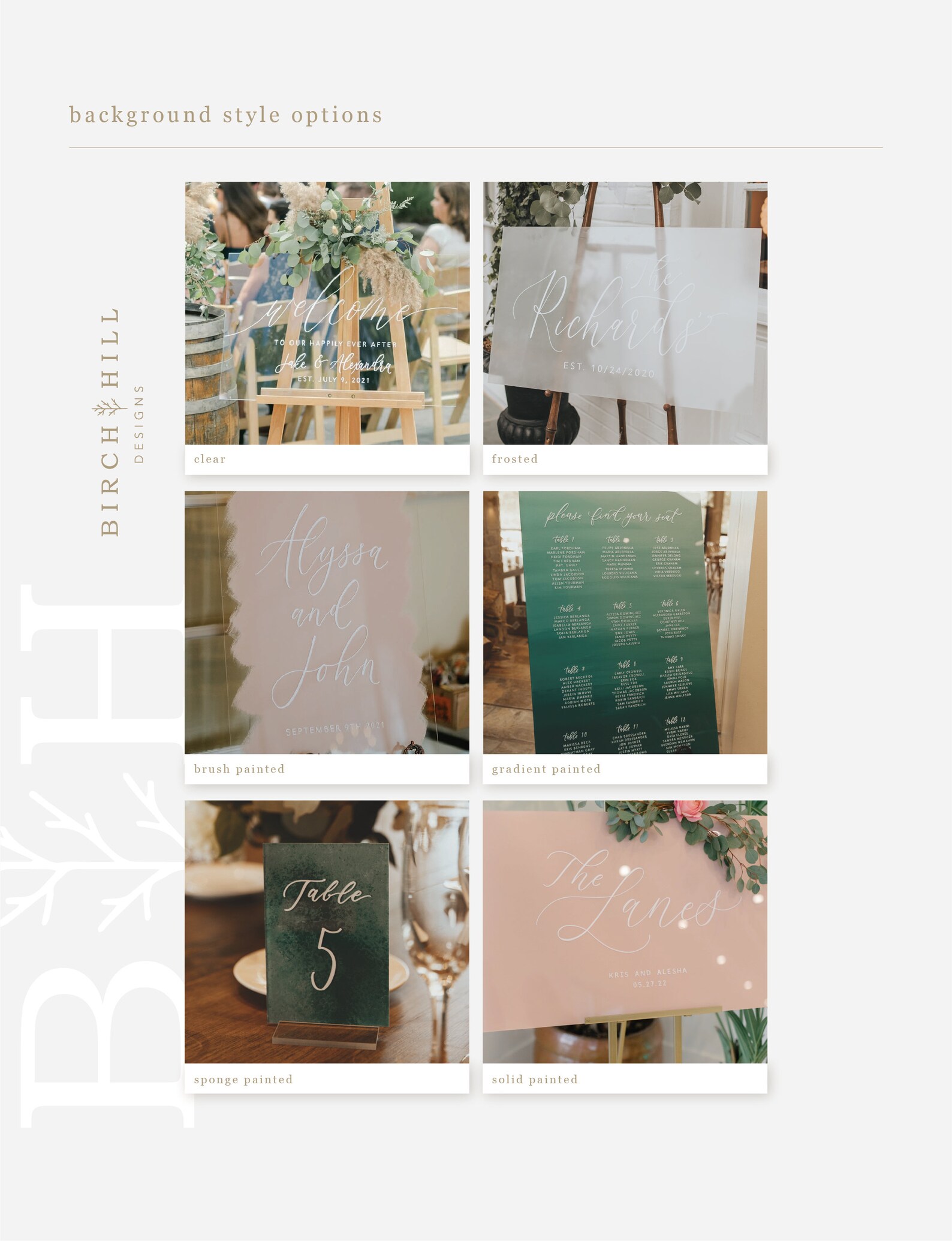 Wedding Sign With Gold Foil Acrylic Sign Etsy