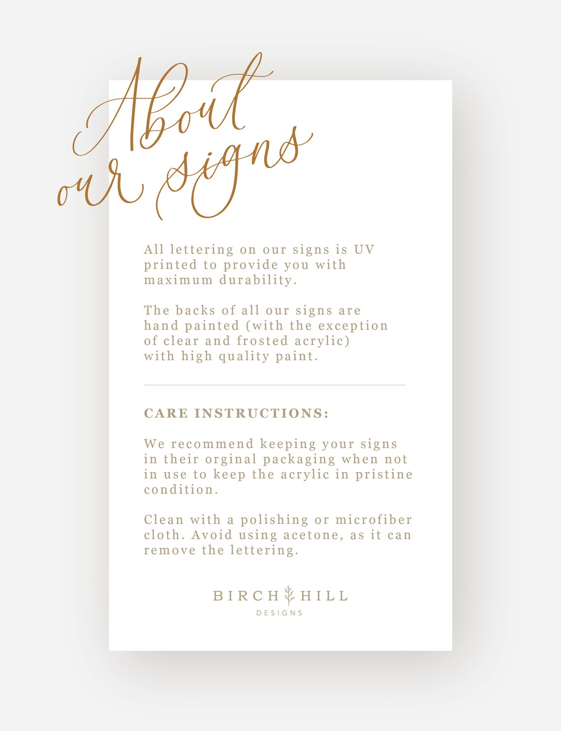 Wedding Sign With Gold Foil Acrylic Sign Etsy