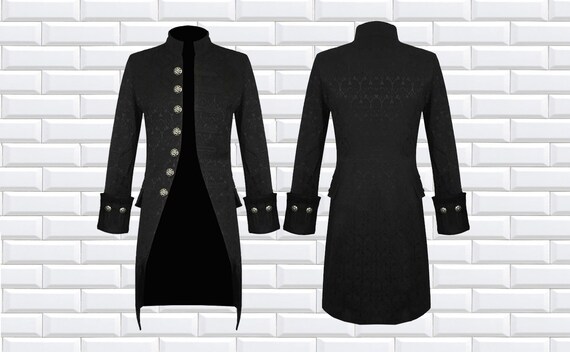 Black victorian jacket hot sale