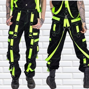 Cargo Pants, Track Pants, Cyber Pants, Wide Leg Pants, Cool Pants, Tripp  Techwear Pants, Cybergoth Rave Cargo Pants Men, Steampunk Pants 