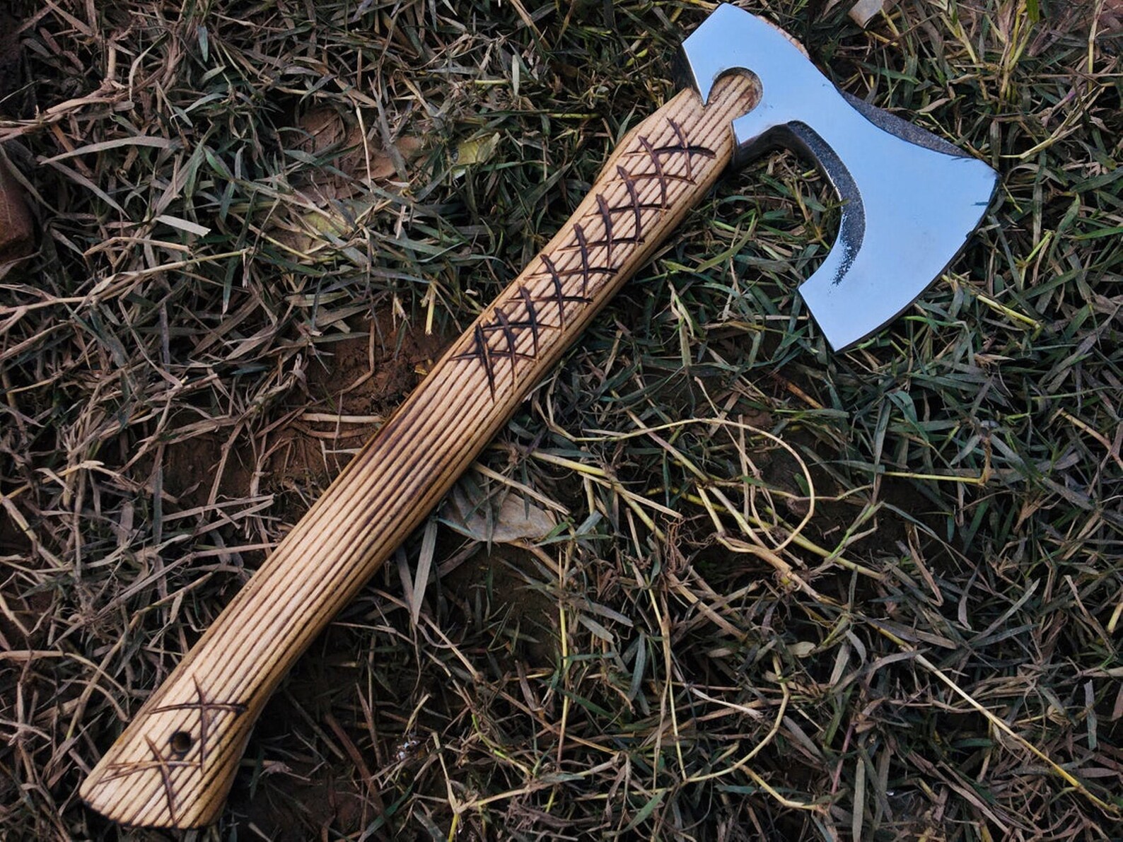 20 Inches 1095 High Carbon Steel Viking's Axe Dull Etsy