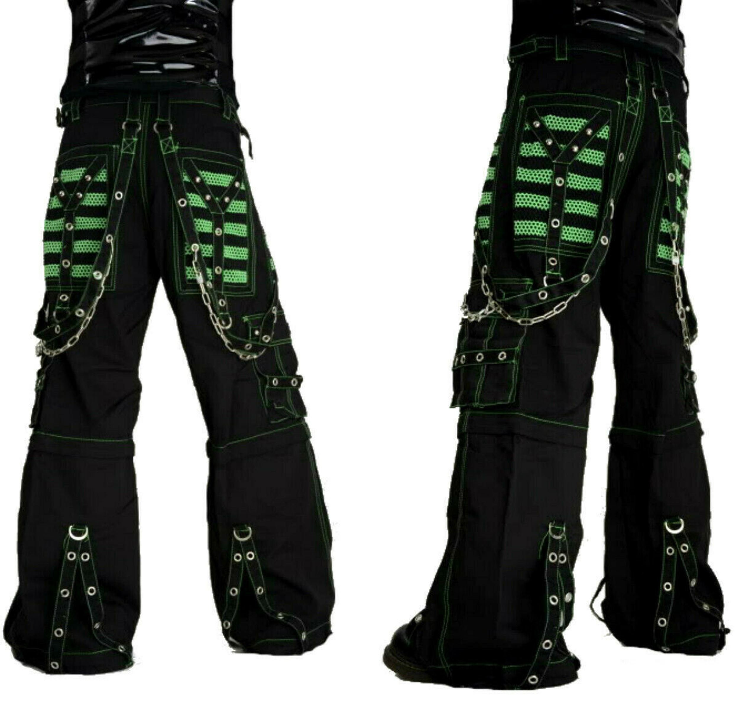 Men's Clothing TRIPP ELECTRO BONDAGE RAVE GOTHIC CYBER STEP CHAIN JEANS