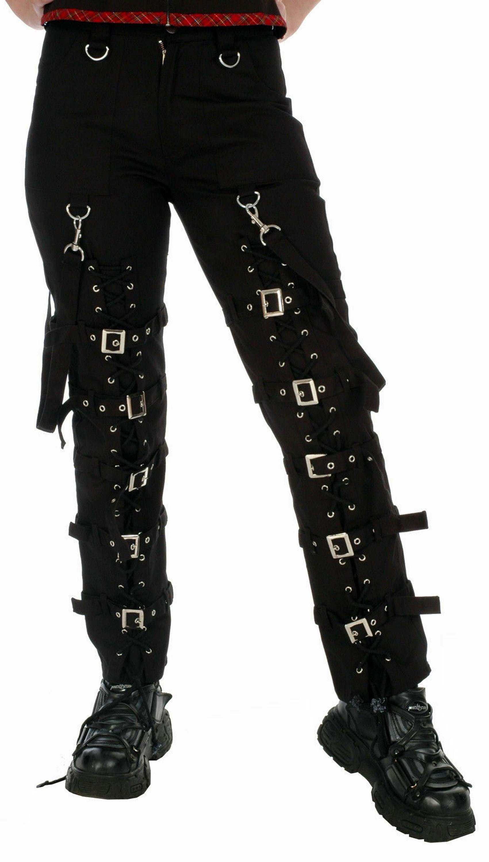 goth black jeans