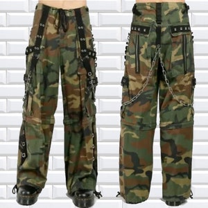 Men Camo Gothic Pant  Pant Punk Rock Dead Threads Pant