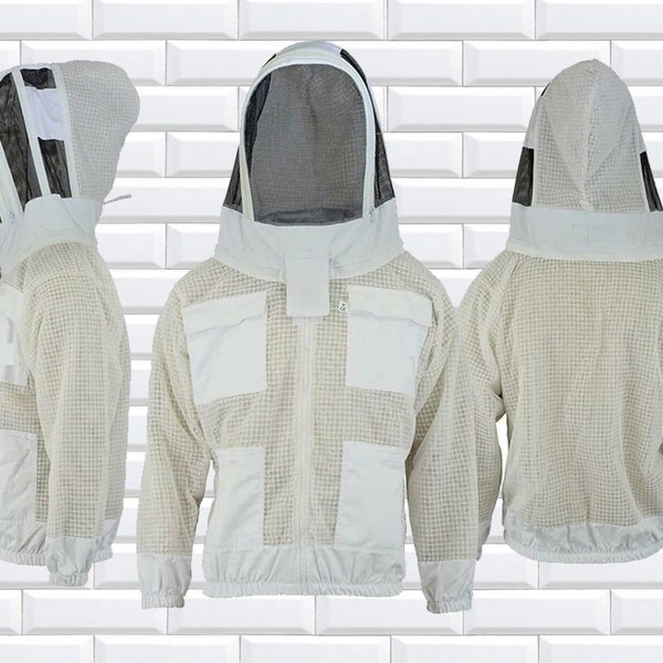 Combinaison d'apiculture 3 couches ventilée Ultra Bee Suit Veste d'apiculteur Voile d'astronaute