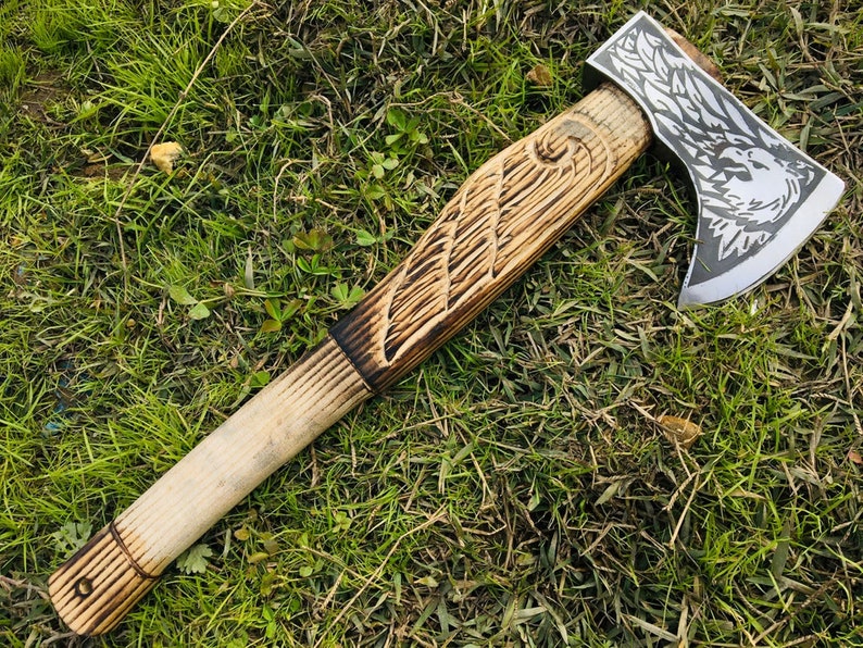Inches Forged 1095 High Carbon Steel Viking S Axe Dull Polish Axe With Pure Leather Sheath 786 236 Accessories Costume Weapons Valresa Com Inches Forged 1095 High Carbon Steel Viking S Axe Dull Polish Axe With Pure Leather Sheath 786 236 Accessories Costume Weapons Valresa Com