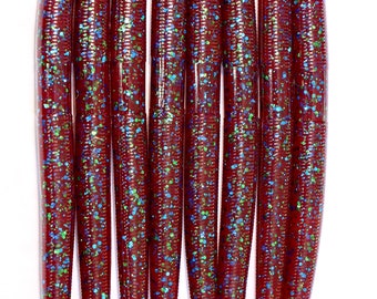 Yamamoto Soft Plastic Bass Fishing Bait 9-10-900 5 Senko Worm Red Shad Yamamoto Soft Plastic Bass Fishing Bait 9-10-900 5 Senko Worm Red Shad