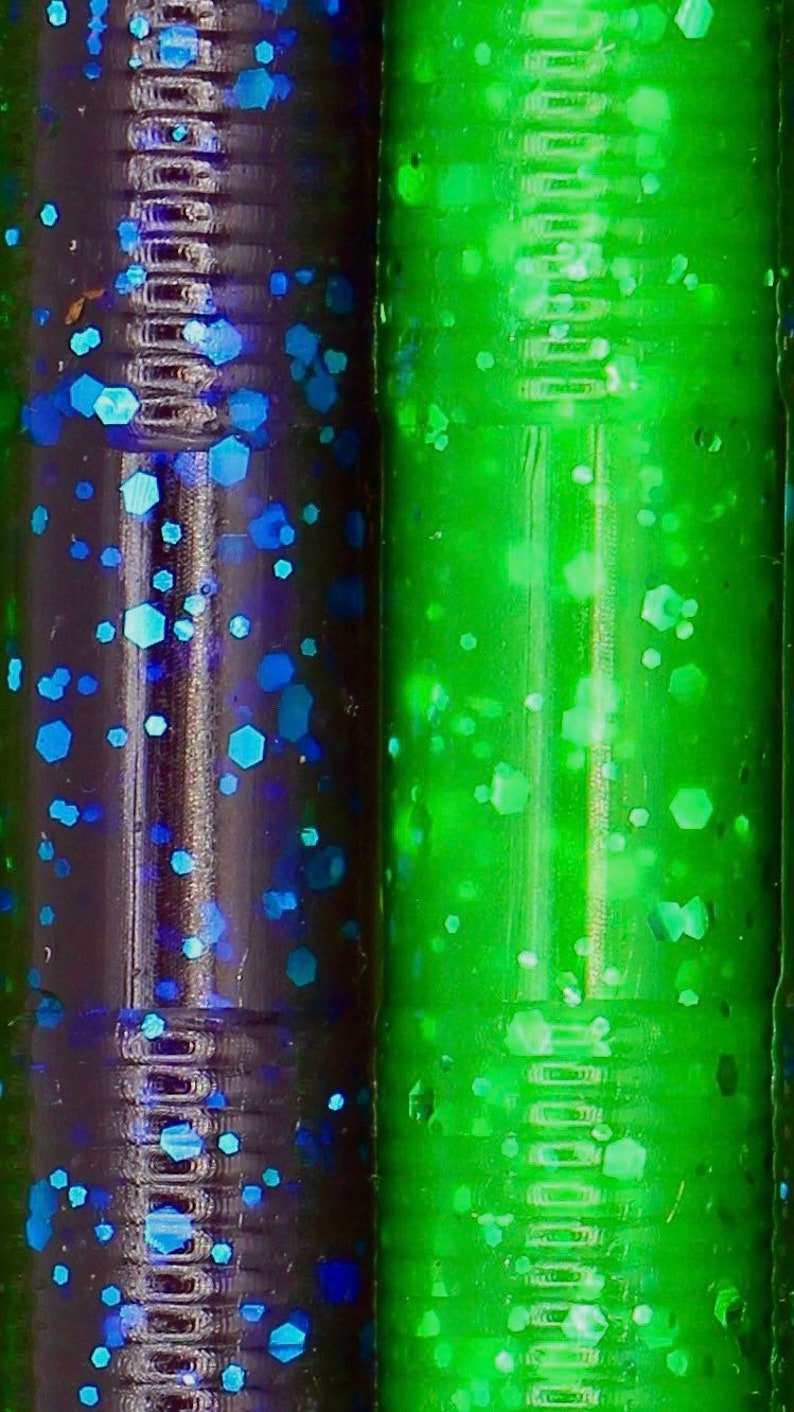 5 Sour Grape Stick Worm, Soft Plastic Bait Etsy