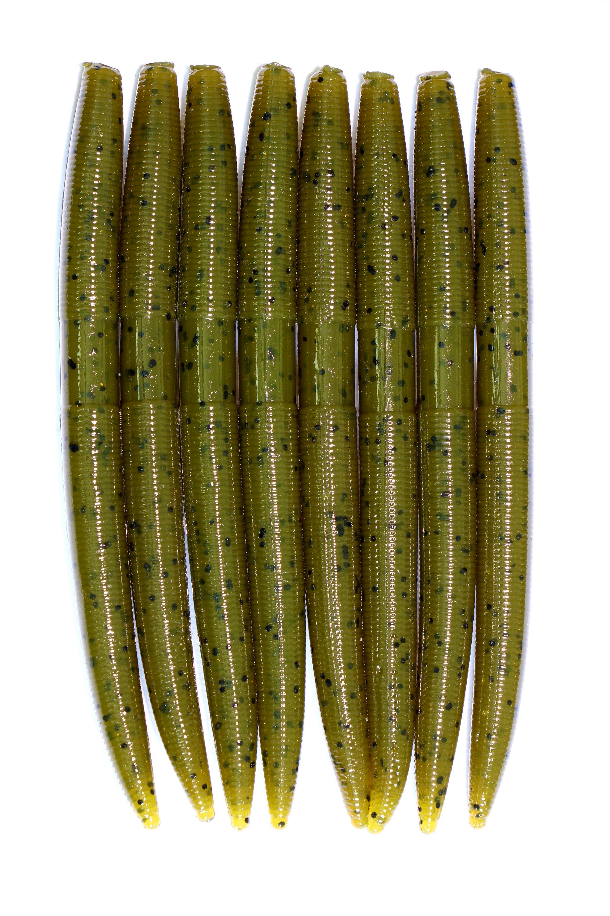 Nikko Stonefly - Green Pumpkin, Fishing Soft Bait, Size: 0.75