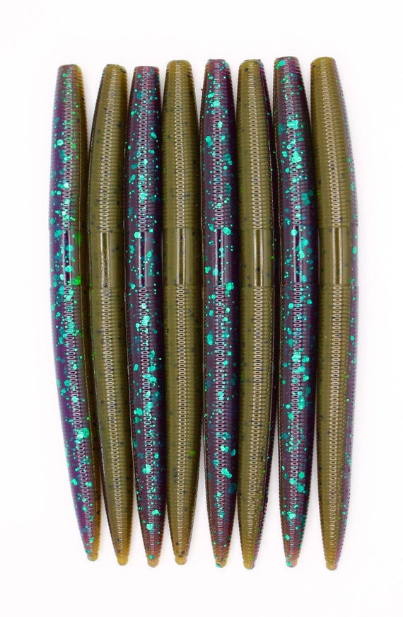 5 Bamabug Stick Worm, Soft Plastic Bait, Senko Style, Bass Fishing