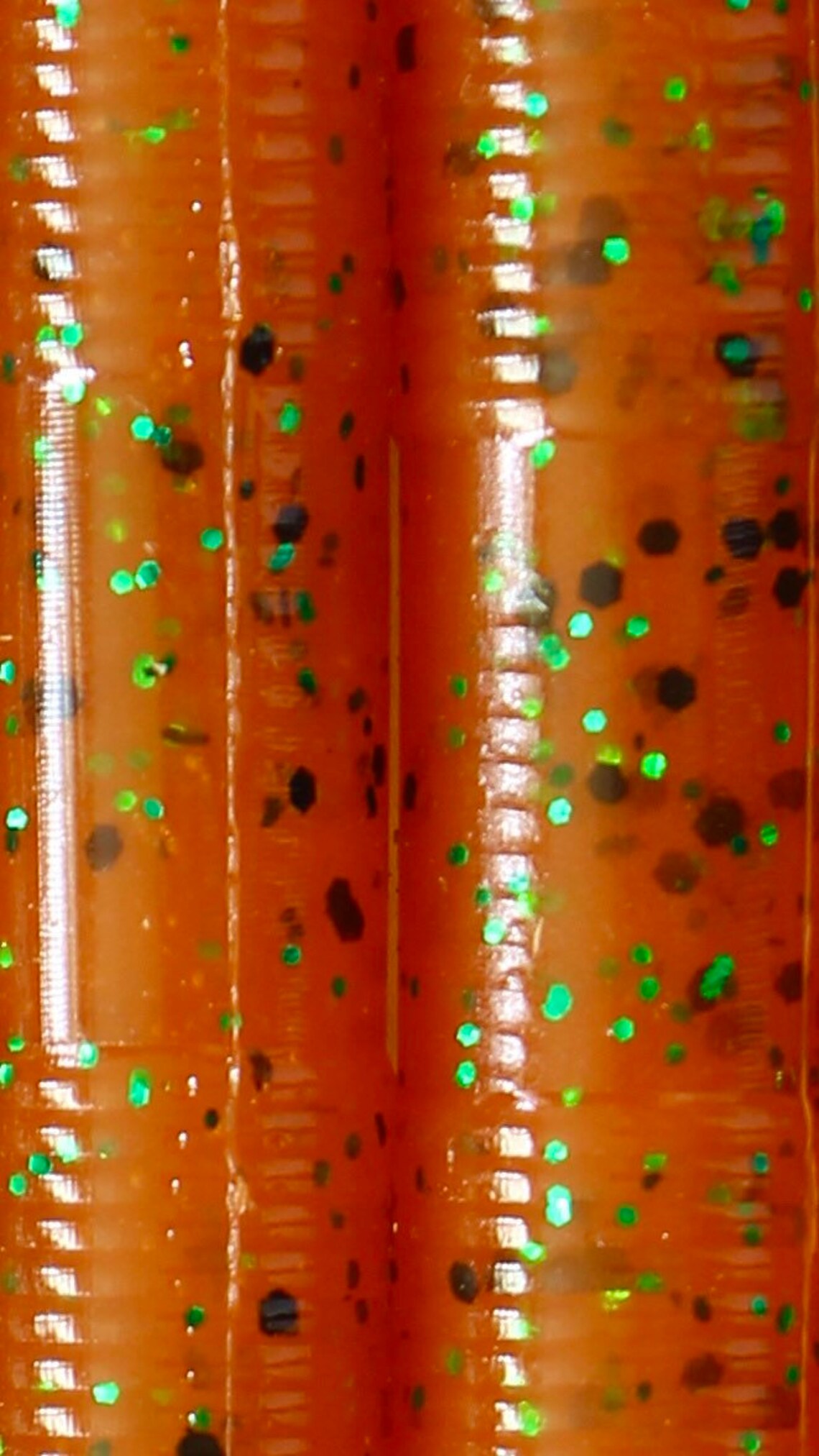 5 Pumpkin Green Stick Bait Soft Plastic Bait Senko Style Etsy