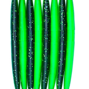 5” Monster stick bait, soft plastic bait, senko style, bass fishing