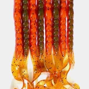7.5” Quinton Craw ribbon tail worm, soft plastic bait