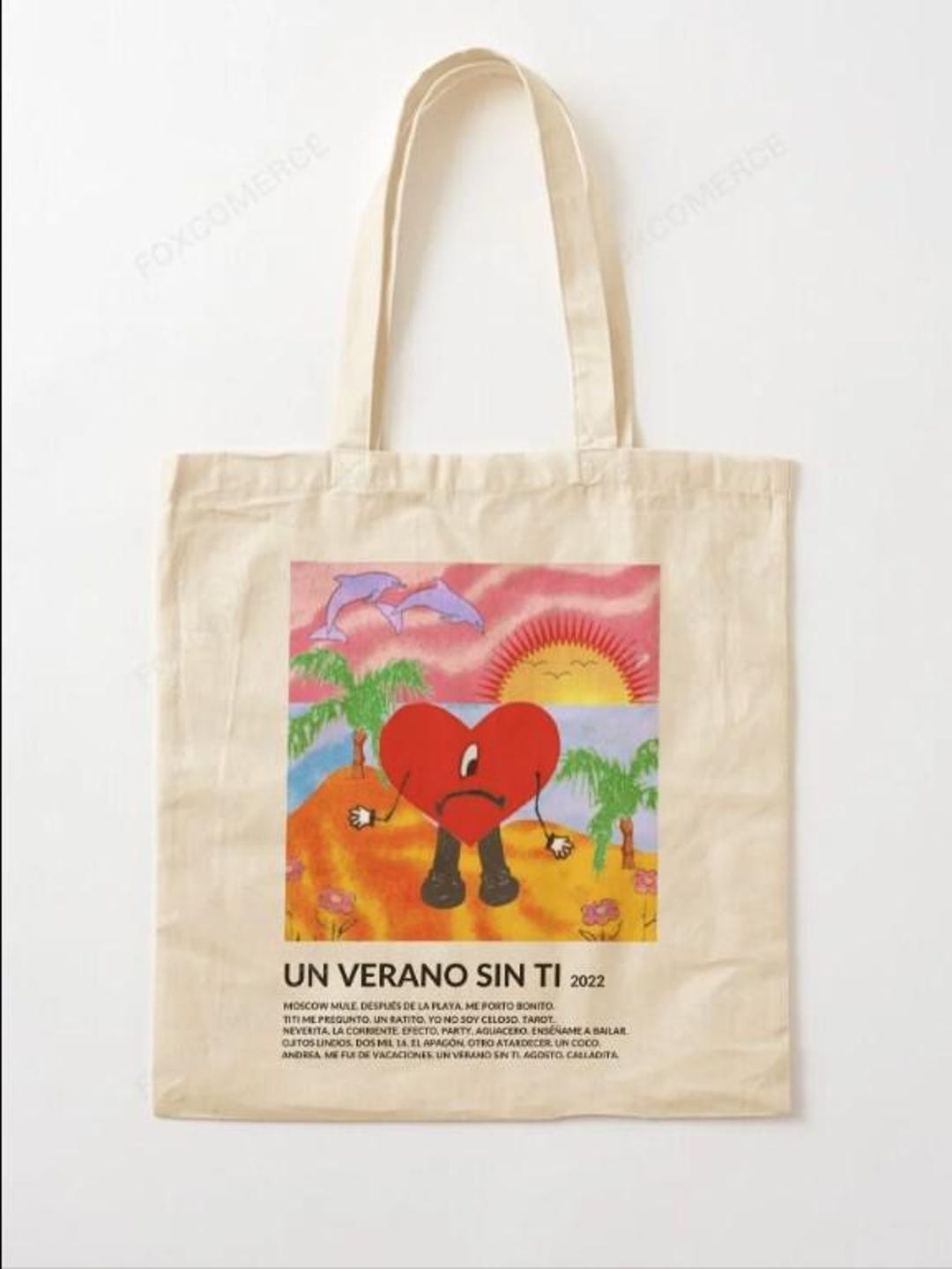 Bad Bunny Un Verano Sin Ti Merch _ Tote Bag - Etsy