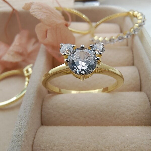 Mickey Mouse Ring - Etsy