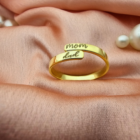Finger Ring Gold Ring Design For Mother Handmade Minimalist Gold