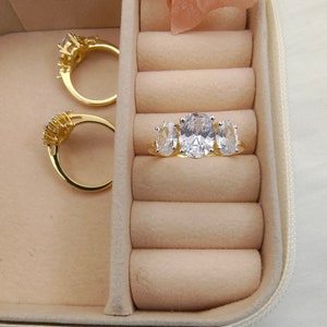 Fake 3 stone engagement best sale rings