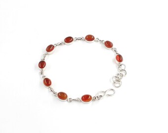 アンティーク　カーネリア銀細工ブレスレット　ー3 Amazon | H&Beautimer純正925スターリングシルバーブレスレット