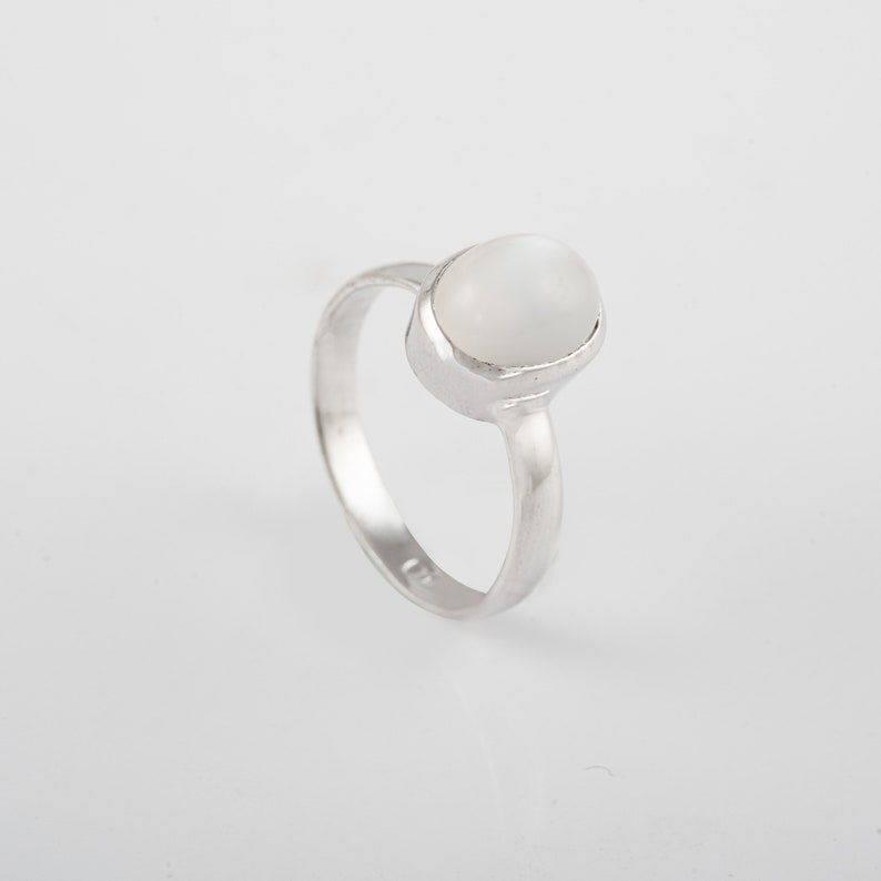 Rainbow Moonstone Ring Moonstone Ring Mystical Ring June Birthstone Ring Indian Ring Handmade Solid 925 Silver Ring Gemstone Ring