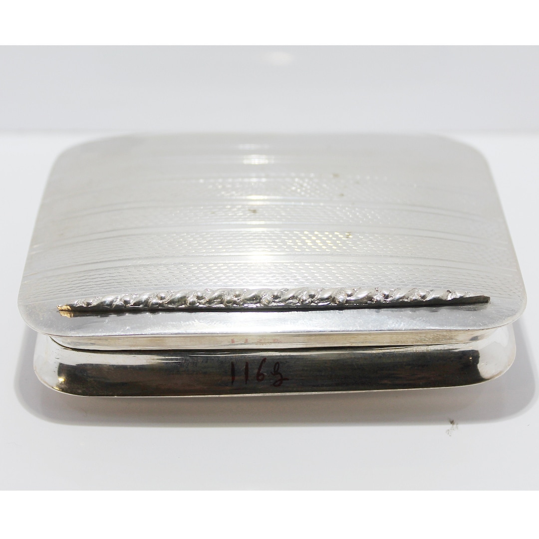 Silver Carved Box, Solid 925 Sterling Silver Box, Free Engraving ...