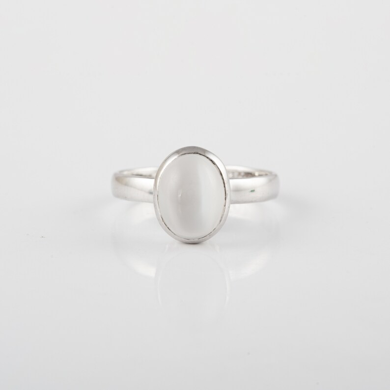 Rainbow Moonstone Ring Moonstone Ring Mystical Ring June Birthstone Ring Indian Ring Handmade Solid 925 Silver Ring Gemstone Ring