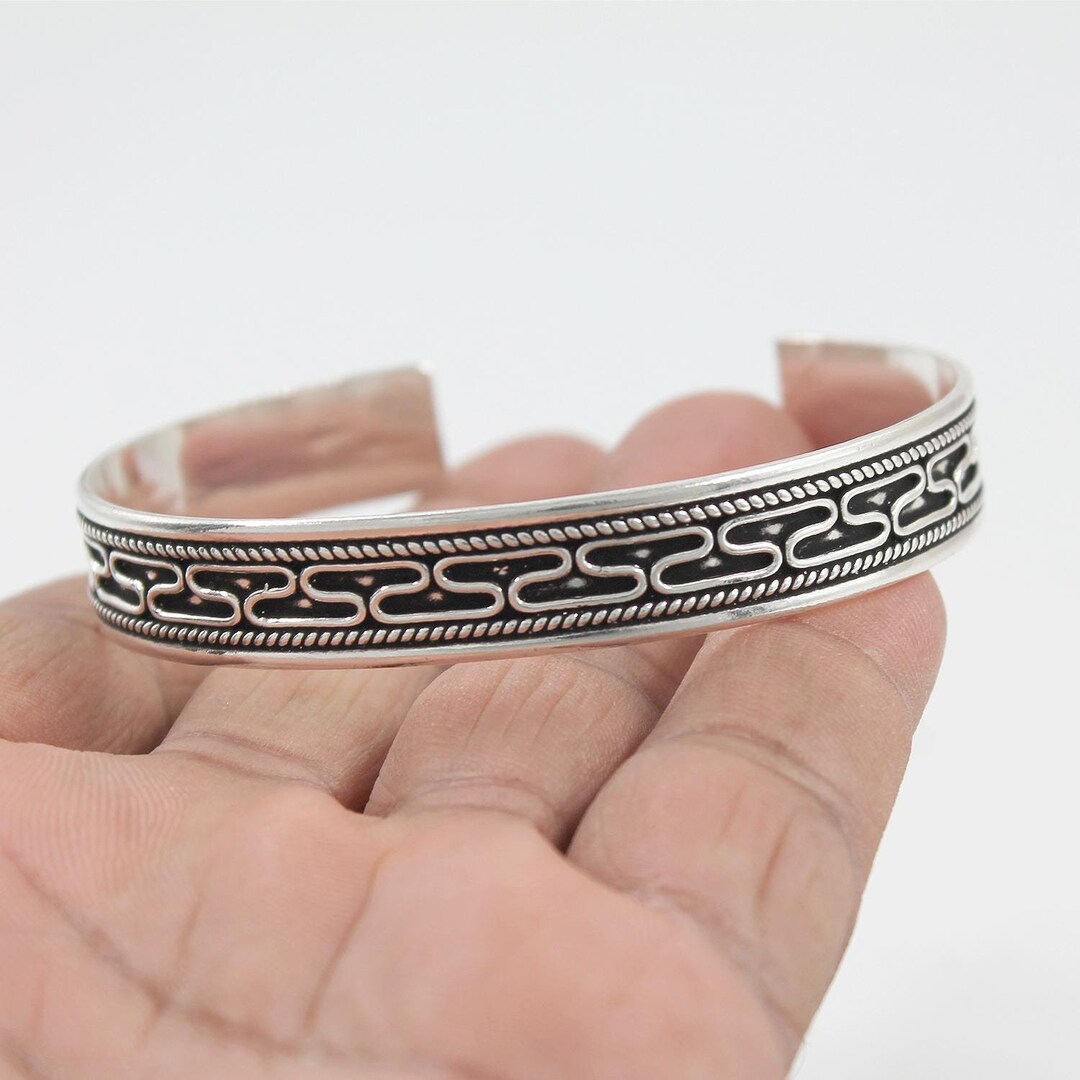 【AG X JOSILVER】Measurement-Marked Bangle Offspring silver mother and childopen bangle | Georg Jensen