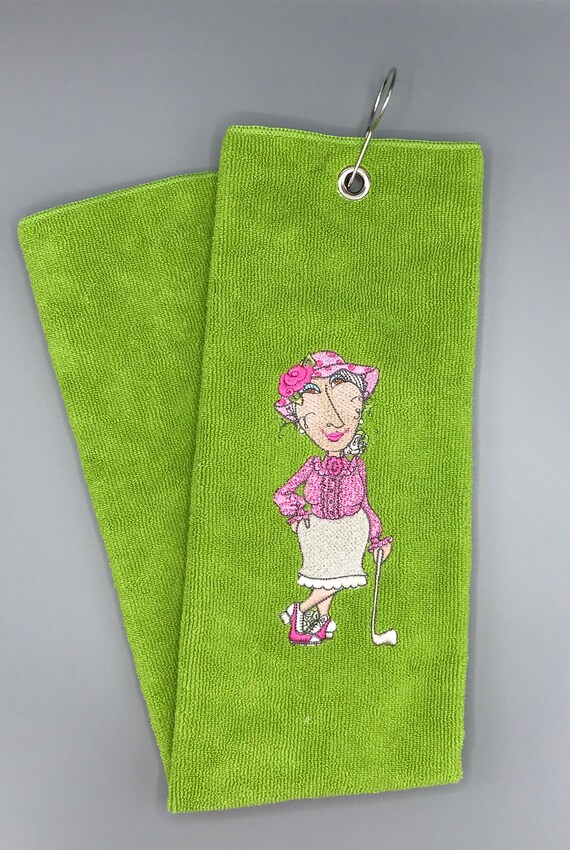 Ladies Golf Towel Etsy