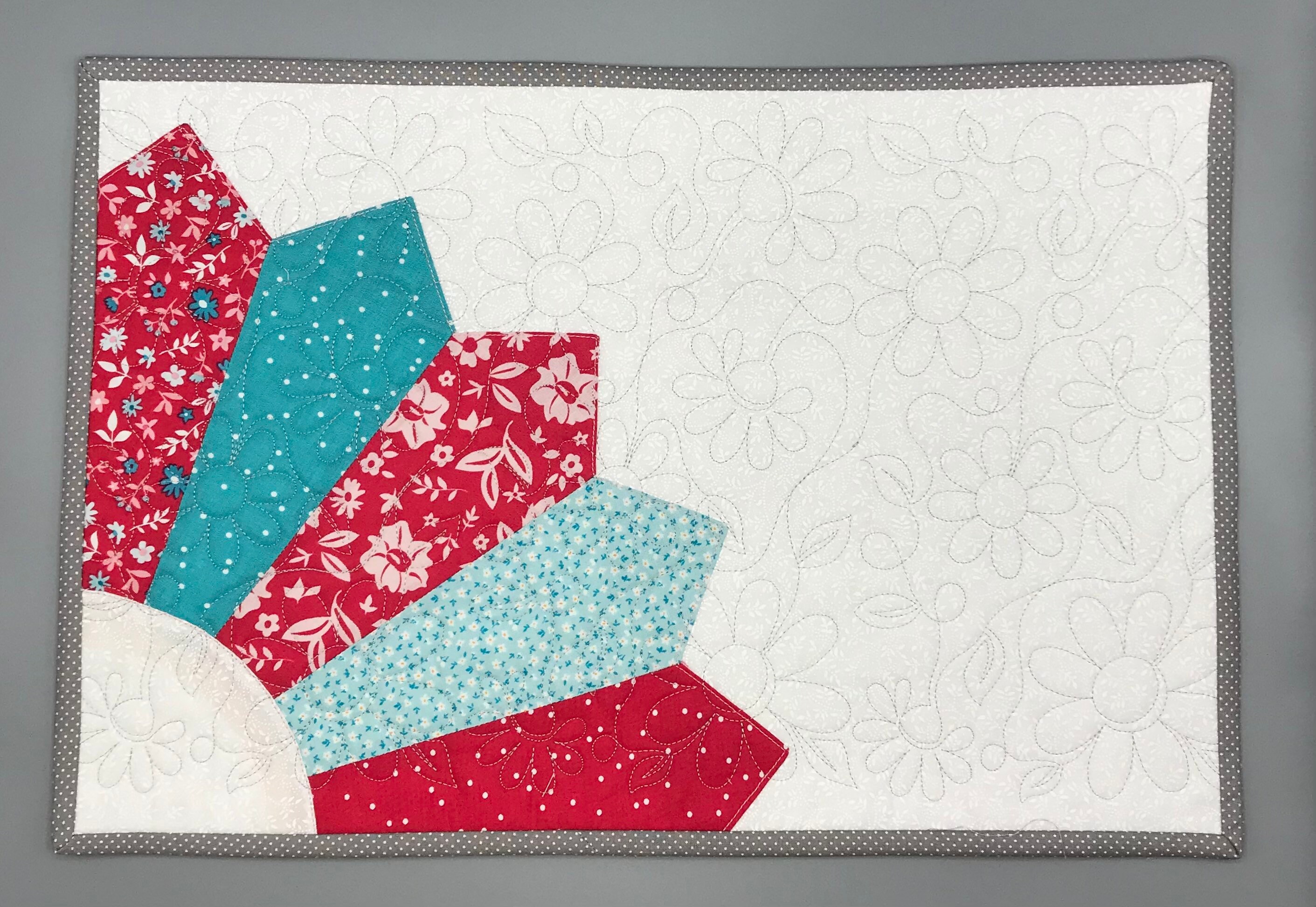 4 Quilted Reversible Placemats Etsy