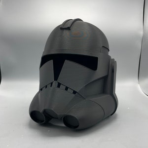DIY Clone Trooper Helmet Animated phase 2 Plastic 3D printed parts - create your own wearable clone trooper Helmet - the art dart shop